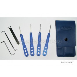 Blue Stainless 7 Pcs Pick Set
