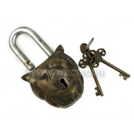 Antique Lock - Lion