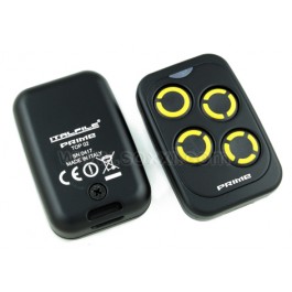 Prime Top 02 Black with 4B Yellow Keys - Multi-frequency Remote