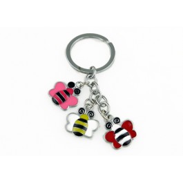 Colourful Key Chain - Bee Design