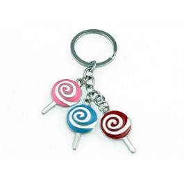 Colourful Key Chain - Lollipop Design