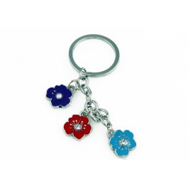 Colourful Key Chain - Orchid Design