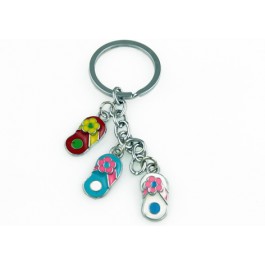 Colourful Key Chain - Slippers Design