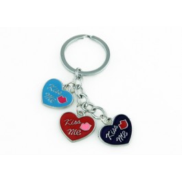 Colourful Key Chain - Heart Design