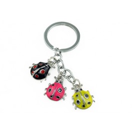 Colourful Key Chain - Lady Bug Design
