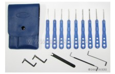 Blue Stainless 14 Pcs Pick Set