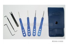 Blue Stainless 7 Pcs Pick Set