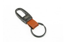 Stainless Steel - Leather Key Chain