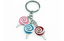 Colourful Key Chain - Lollipop Design