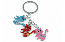 Colourful Key Chain - Cats Design