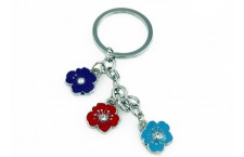 Colourful Key Chain - Orchid Design