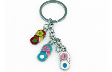 Colourful Key Chain - Slippers Design