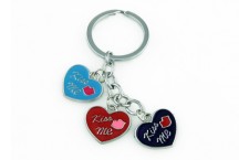 Colourful Key Chain - Heart Design