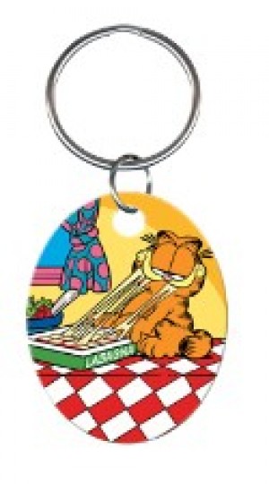 KC-G2 Garfield & Lasagne Key Chain