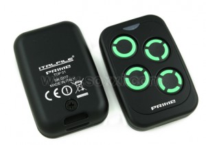 Prime Top 01 Black with 4B Green Keys - Multi-frequency Remote
