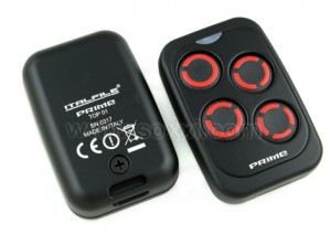 Prime Top 01 Black with 4B Red Keys - Multi-frequency Remote