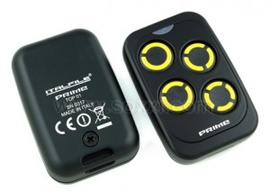 Prime Top 01 Black with 4B Yellow Keys - Multi-frequency Remote
