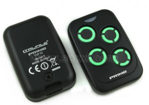Prime Top 02 Black with 4B Green Keys - Multi-frequency Remote