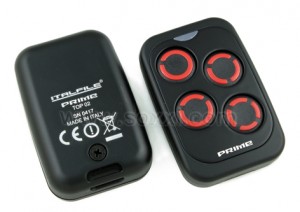 Prime Top 02 Black with 4B Red Keys - Multi-frequency Remote