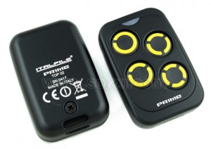 Prime Top 02 Black with 4B Yellow Keys - Multi-frequency Remote