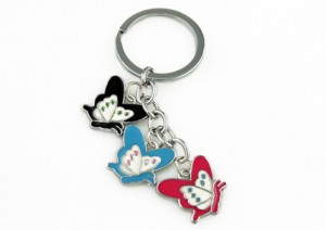 Colourful Key Chain - Butterfly Design