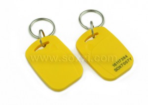 2 in 1 Dual frequency cloning Keyfob Tag (Yellow)