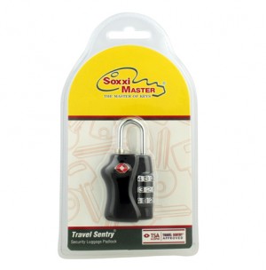 TSA338BLK (3 Digit Combination) Black