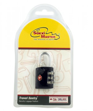 TSA533BLK (3 Digit Combination) Black